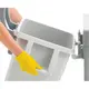Κάδος 70Lt, με καπάκι & ρόδες φ10cm, γκρι, TTS Cleaning TTS.00005781