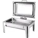 Μπαιν Μαρί 56x36cm υδραυλικό με 1 δοχείο GN1/1 (6,5cm), INOX, Unique Buffet UB-7801-1