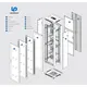 KA-6832BAA RACK 32U ΕΠΙΔΑΠΕΔΙΟ ME TZAMENIA ΠΟΡΤΑ  600x800x1610