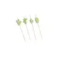 Πακέτο 100 Sticks 12cm Bamboo, Σχέδιο ΚΑΚΤΟΣ, Leone (τιμή για 10 τεμάχια) S2003