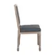 (MinQty) Z.E755,2 JAMESON Square Καρέκλα Decape /Ύφασμα Γκρι 51x55x100cm (Τιμή για 2 τεμάχια)