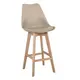 (MinQty) Z.EM147,91 MARTIN σκαμπώ BAR - Καθίσμα - Ξύλο /PP Sand Beige 49x54x67 (ύψος καθίσματος) /106cm (Τιμή για 4 τεμάχια)