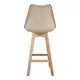 (MinQty) Z.EM147,91 MARTIN σκαμπώ BAR - Καθίσμα - Ξύλο /PP Sand Beige 49x54x67 (ύψος καθίσματος) /106cm (Τιμή για 4 τεμάχια)