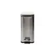 Κάδος πεντάλ 5lt Slim, 14x28xΥ31cm, Soft Close, INOX ματ, μεταλλικός, ESTIA ES/02-5542