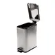 Κάδος πεντάλ 5lt Slim, 14x28xΥ31cm, Soft Close, INOX ματ, μεταλλικός, ESTIA ES/02-5542