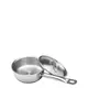 Κατσαρόλα INOX βαθιά, με καπάκι & 1 χερούλι, φ28xΥ16cm, (10Lt), LIFE SD22816