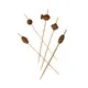 Πακέτο 100 Sticks 12cm Bamboo, Σχέδιο MAORI, Leone S2001 (τιμή για 4 σετ)