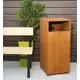 Κάδος 50lt δαπέδου ξύλινος 30x30x70cm απο Κόντρα πλακέ θαλάσσης  30.20.011