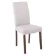 (MinQty) Z.E801,1 OPTIMAL Καρέκλα Green Walnut/Ύφασμα Μπεζ 44x60x93cm (Τιμή για 2 τεμάχια)