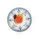 ​Πιάτο μελαμίνης, φ26.5xΥ2cm, λευκό με γαλάζιο decor, Leone T8631