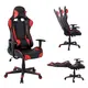 Z.EO577 BF8050 Gaming Πολυθρόνα Γραφείου, Ανάκλιση Πλάτης έως 90°, Pu Μαύρο - Κόκκινο 70x67/134x125/135cm