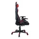 Z.EO577 BF8050 Gaming Πολυθρόνα Γραφείου, Ανάκλιση Πλάτης έως 90°, Pu Μαύρο - Κόκκινο 70x67/134x125/135cm