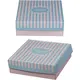 Κουτί ζαχαροπλαστικής μεταλιζέ, Patisserie New, Νο 15, 25x25x8cm τιμή ανά κιλό (τιμή για 10 κιλά) QK15PN
