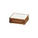 Crate Ουδέτερο Display GN1/2 Ξύλο Ακακίας και Plexi Frost 32,5x26,5cm για Ορεκτικά και Επιδόρπια ULV03-12-WG