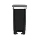 Κάδος απορριμμάτων 10L, πλαστικός με pedal 17x31x32h, απαλό κλείσιμο, μαύρος EK6186-10L