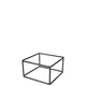 Scamo Κύβος Μεταλλικό Buffet Riser 15x15x8h Μαύρο Ματ USR10-1515-8BK