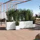 Γλάστρα πλαστική Rotational, σειρά Matheria, 20lt, 58x29xΥ59cm, άσπρη, VECA made in Italy FI010-0600M1+000AA