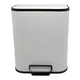 ΚΑΛΑΘΙ ΜΠΑΝΙΟΥ SOUL 5lt SOFT CLOSE ΜΕΤΑΛΛΙΚΟ ΑΣΠΡΟ ΜΑΤ 19.4x24x29,1cm ANKOR 837564