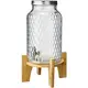 Διανεμητής Χυμού 5.6lt, με ξύλινη βάση Bamboo, Leone T3026