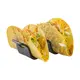 Στάντ μελαμίνης κυματιστό για Sandwich/Tacos, 2 θέσεων, 12x5.5x4cm, αίσθηση Cast-Iron, Tablecraft (TC) 10277BKEU